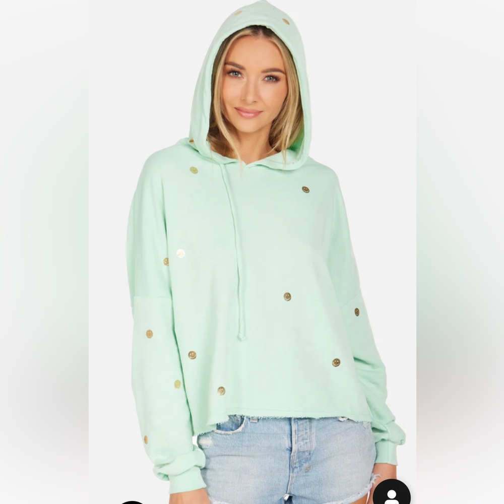 NEW MICHAEL LAUREN HAPPY FACE LOWRY HOODIE - Picture 4 of 8